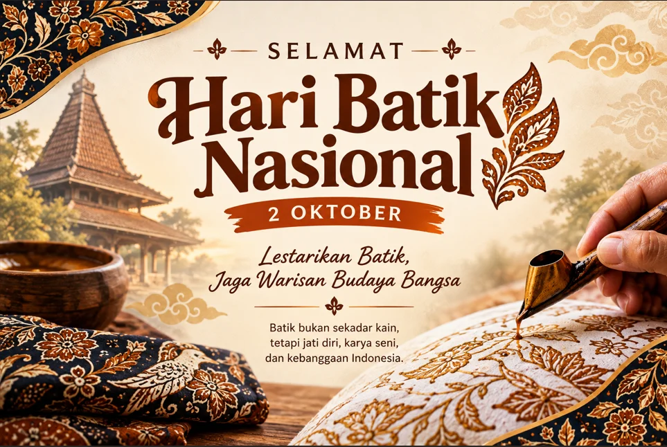 2 Oktober : Hari Batik Nasional