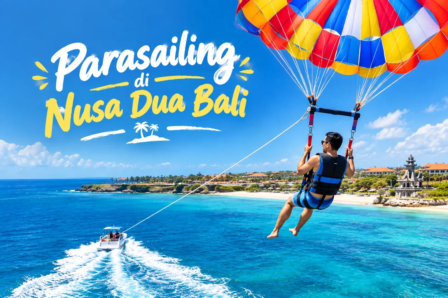 Parasailing di Nusa Dua Bali