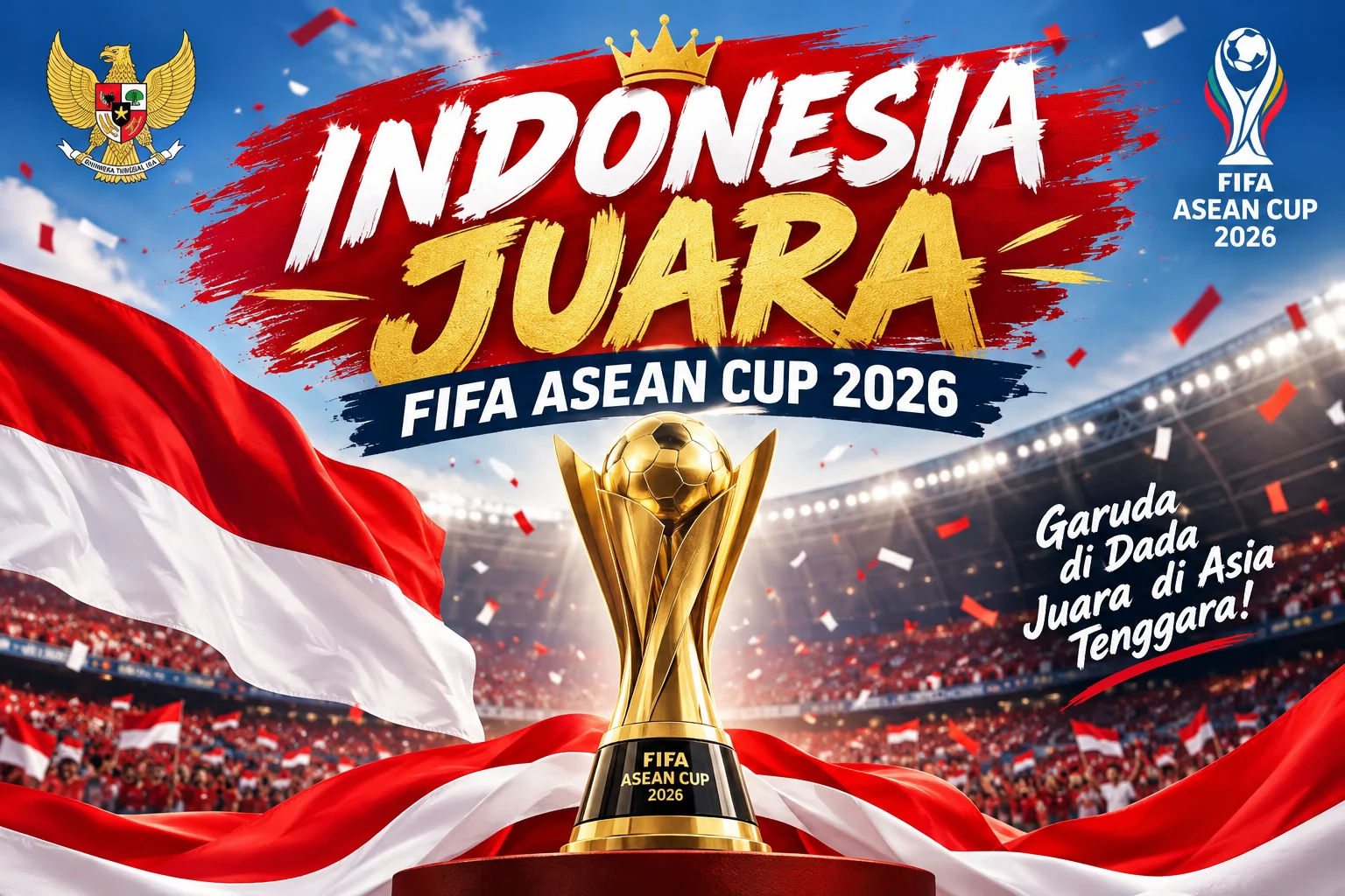 Selamat. Indonesia Juara FIFA ASEAN Cup 2026 !!