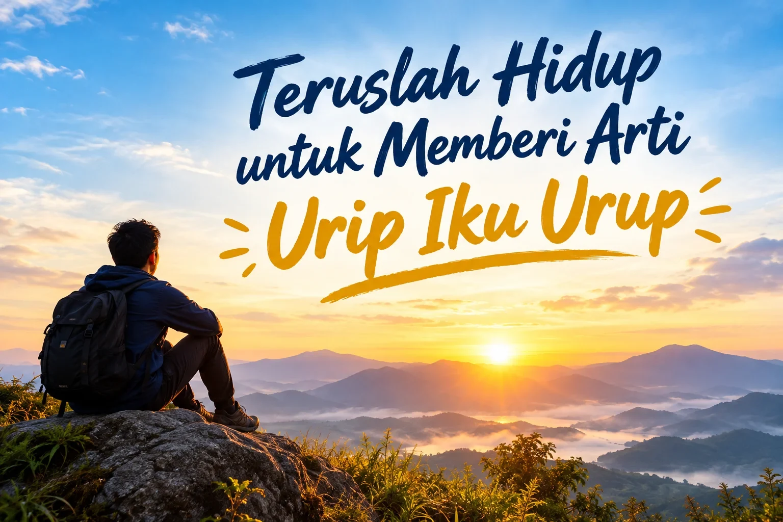 Teruslah Hidup untuk Memberi Arti