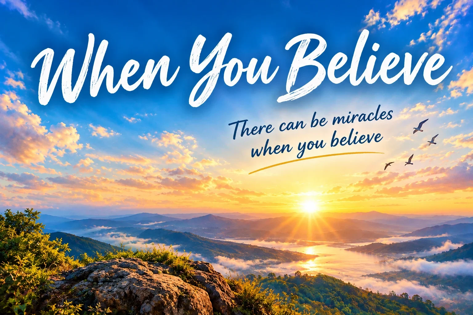 When You Believe