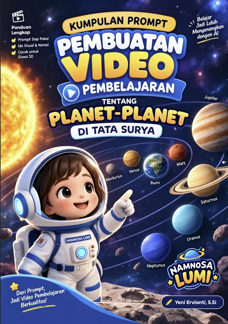 Sampul Kumpulan Prompt Pembuatan Pembelajaran Video Pembelajaran